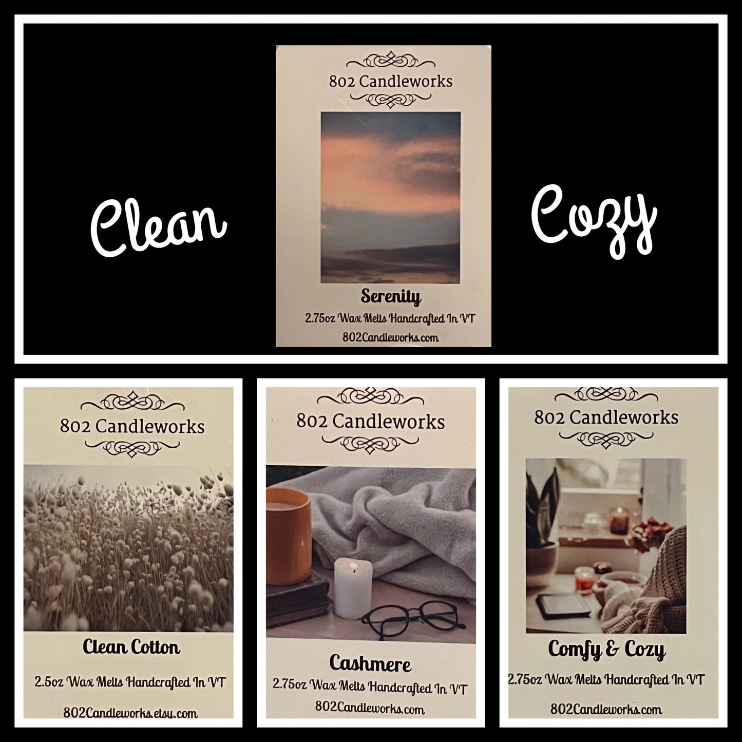 2.5oz Highly Scented Wax Melts